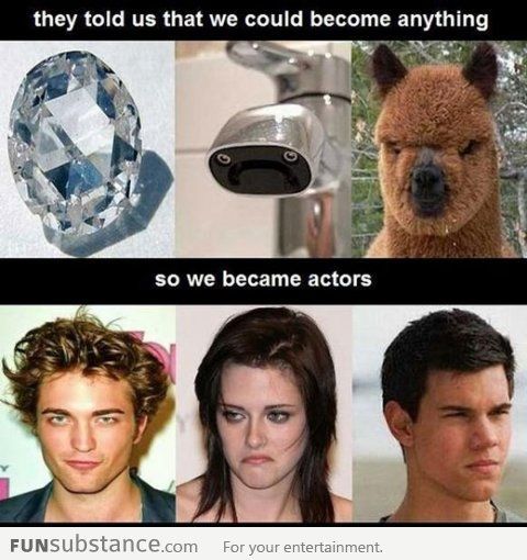 Twilight characters: They told us we could become anything (funsubstance)