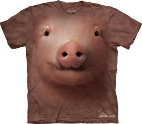 (via The Pet Blog: Pig Face T-shirt)