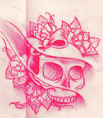 Designtattoo on Sugar Skull Design   Tumblr