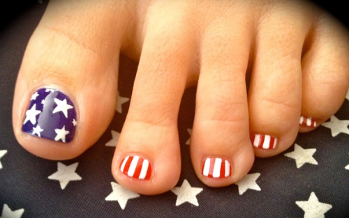 Filed under election toes nails nail art pedicure polish nail polish