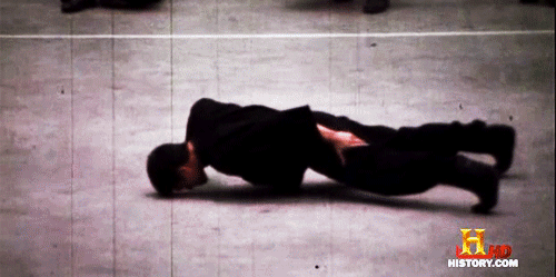 dragonsdx:  hardstylegeneration:  rvlvr:  Bruce Lee performing a two-finger push-up.  Ladies and Gentlemen, Bruce-motherfucking-Lee.  Mad Respects