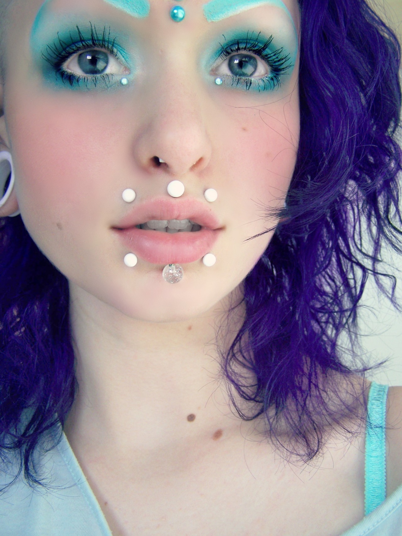 Bluish Purple Hair