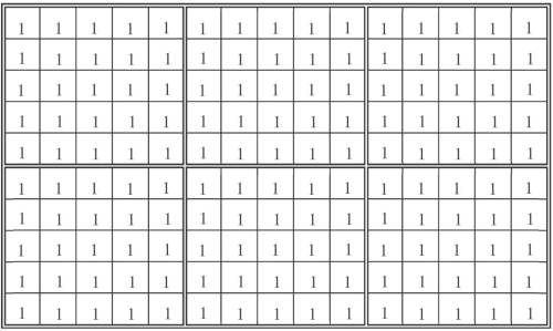 Random sampling number table