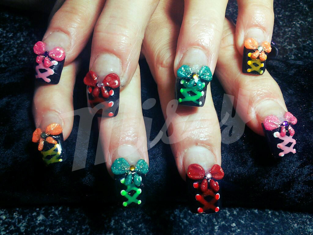 colorful nails  Tumblr