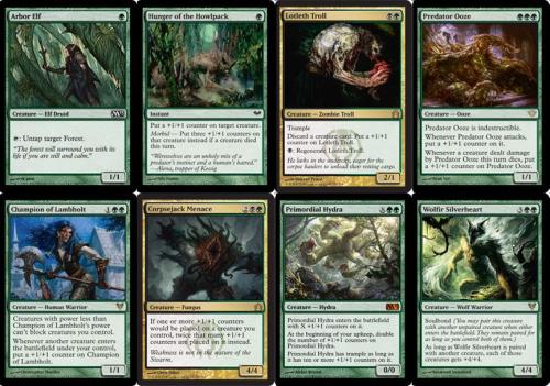I would like to go somewhere Golgari after Return to Ravnica is released.  Preferably with Corpsejack Menace, Predator Ooze, and Primordial Hydra.
• Provide some input here on on the MTG Realm blog where I’ve yattered a bit more about this direction.
• Final build needs a pimp’n name too.