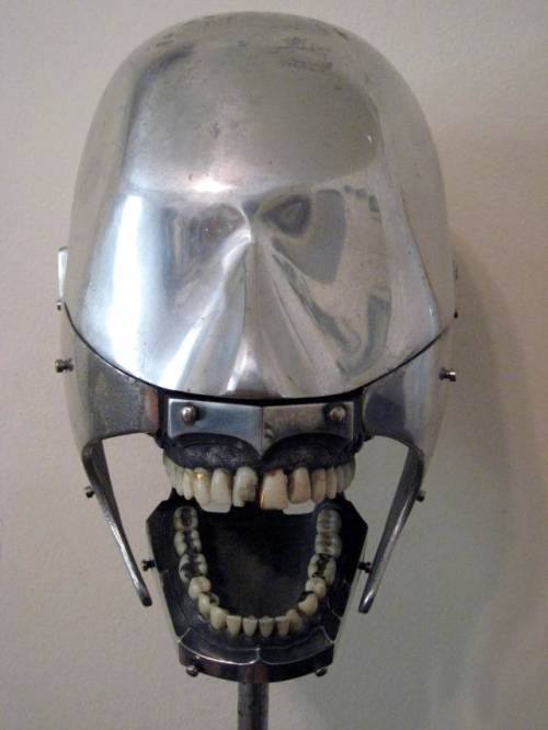 rhea137:

Dental Phantom from the early 1930sThey were used by dental students to practice on.
