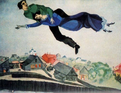 deadpaint:

Marc Chagall, Over The Town
