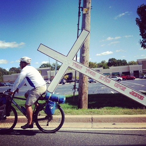 bicyclist (Taken with Instagram)