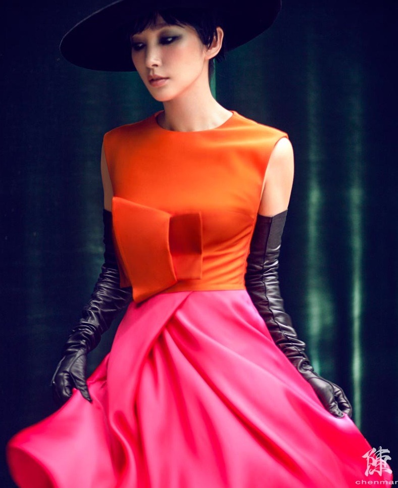 Li Bing Bing for Vogue China’s October 2012 Cover Shoot by Chen Man
