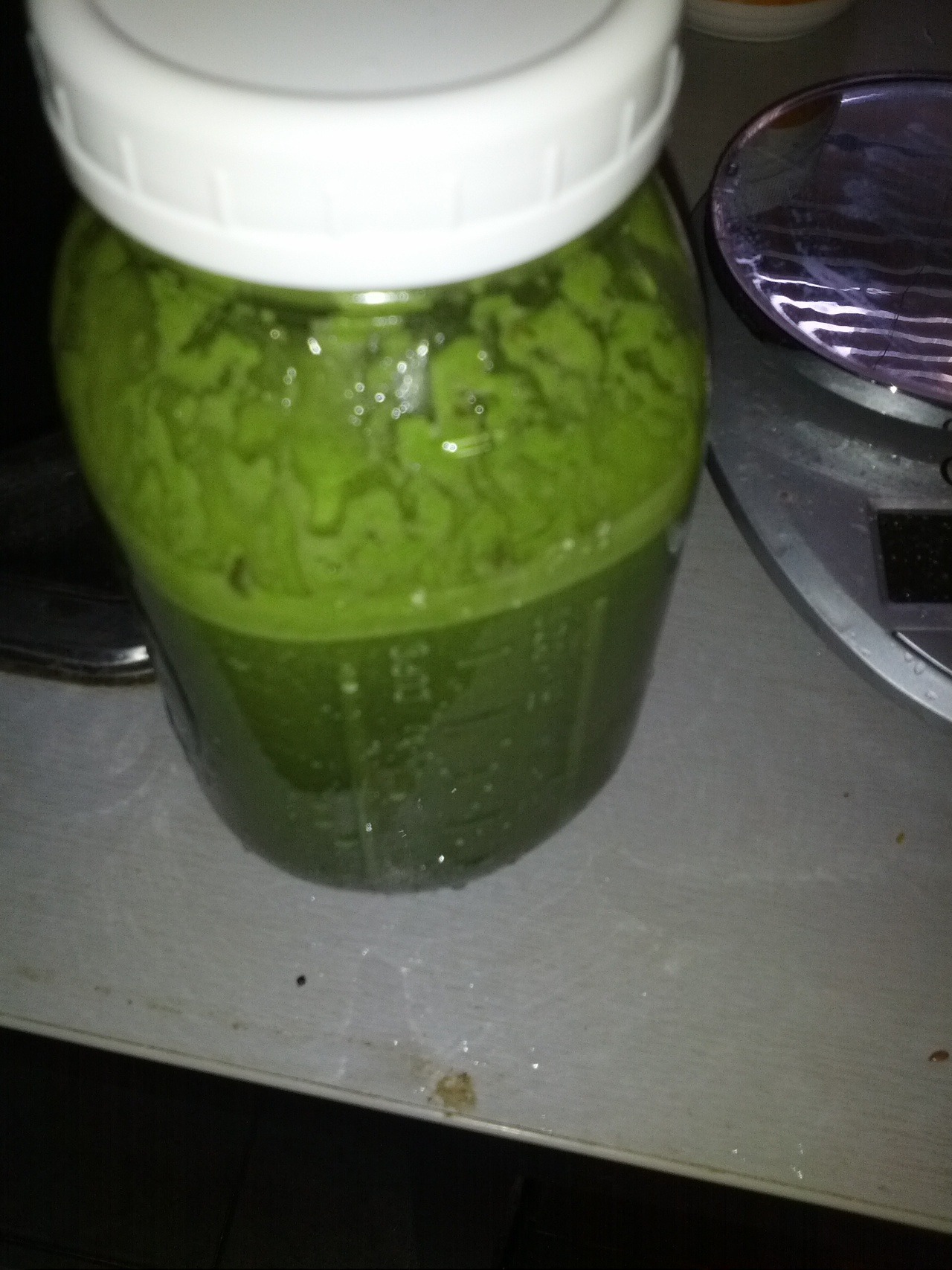 Jar of Green Smoothie