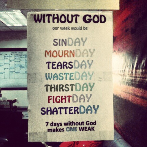Everything will be alright when you put God in the center of your life #text #post  (Taken with Instagram)