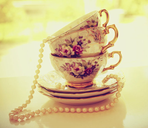 tea #tea cups #vintage tea #tea cup #vintage tumblr cups #vintage vintage pearls