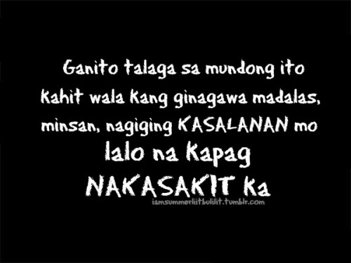 Sad Love Story Quotes Tagalog Short #1