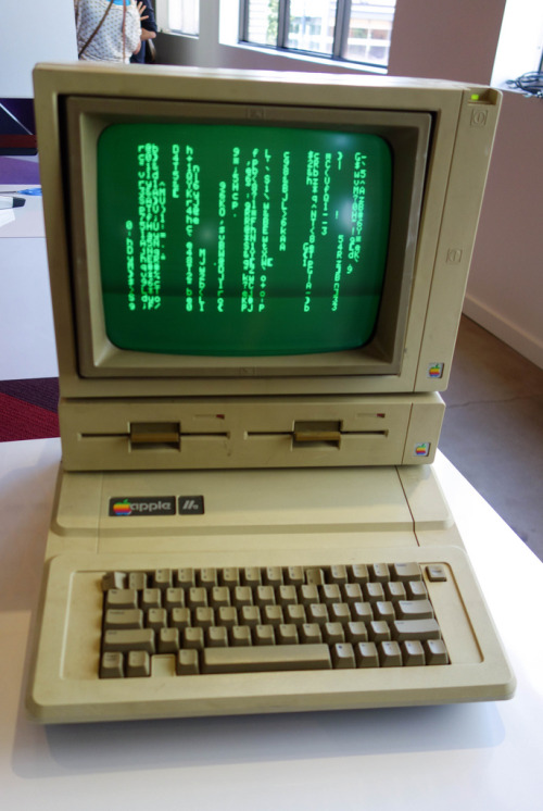 Apple IIe Running The Matrix at the Panic HQ