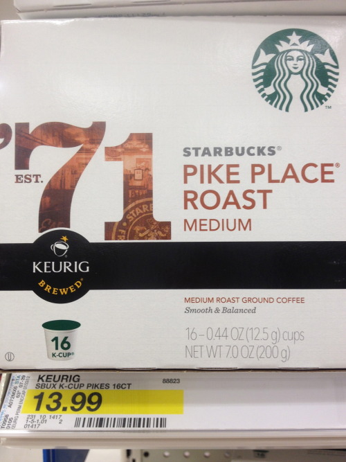 COFFEE AWARENESS MONTH, DAY 2: K-CUPS SUCK.Got a single-serve machine? You may not realize how much you’re paying. This is an average priced package, found locally at Target, of 16 K-Cups. Do the math, and you’ll see you’re paying $32 per pound for this coffee (which, by the way, was likely roasted up to a year ago, then ground up and put into a non-recyclable cup). For literally half the price, you can get beans that are less than three weeks old — not to mention roasted just right and ethically sourced — and save the rest of your hard-earned money for something else.Want to know more about buying and brewing great coffee? It’s cheaper, and easier, than you think. Join us on at 1 p.m. this Saturday, Oct. 6, for free tastings of some of the world’s best coffees as Spencer’s owner Justin Shepherd walks you through the frugal fun of brewing fabulous coffee at home. 
