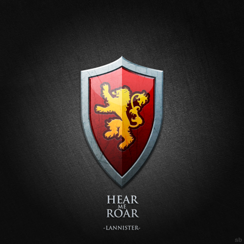House Lannister - Game of Thrones shields
sb