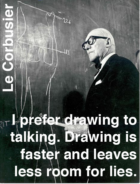 Words of (irreverent) wisdom from Le Corbusier and other architecture greats.