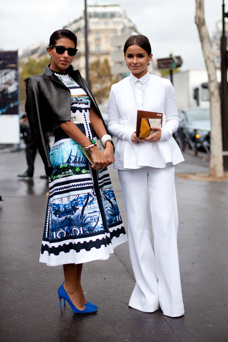 harpersbazaar:

Bon Chic: Street Style in Paris
Photo credit: Diego Zuko
