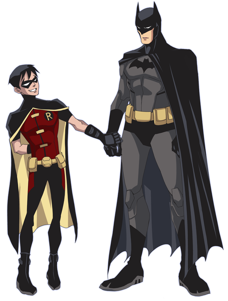young justice robin and batman