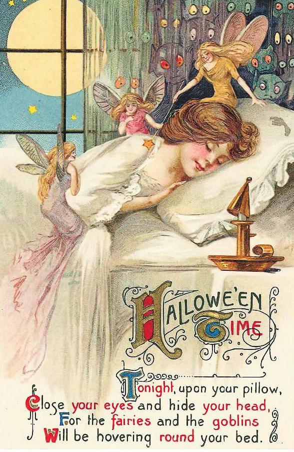 gravesandghouls:

Halloween postcard c. 1900’s
