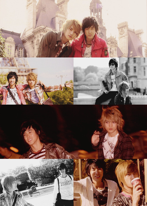 
my six favorite pictures of yunjae in paris requested by db5k

