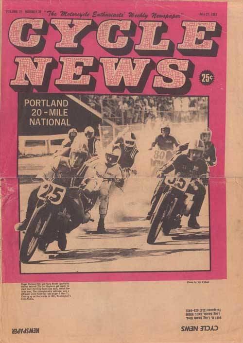Vintage Bike Magazine/Cycle News 1967 July Cover