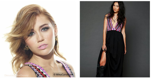 Miley Cyrus wears this Free People Zig Zag Beaded Gown Dress    You can buy it HERE for $925 from Free People