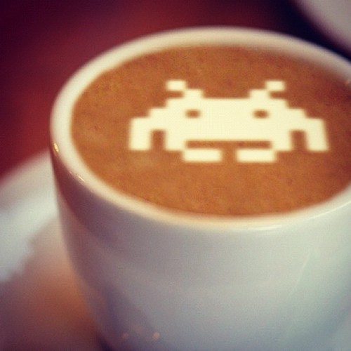 Space Invaders Latte
Image by Anthony Hardwood