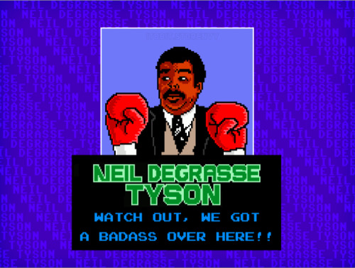 Neil deGrasse Tyson&#8217;s Punchout!
How amazing would it be to play Neil deGrasse Tyson&#8217;s Punchout? One of the greatest minds of our time, mixed with one of the greatest games &amp; a pinch of meme added in. 8x10 Print only $11 @it8Bit&#8217;s new store!