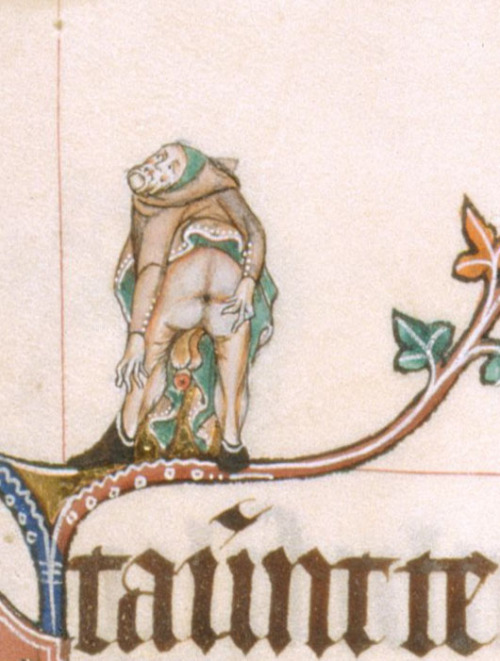 British Library, Add 49622, f. 61r. The Gorleston Psalter. 1310-1324