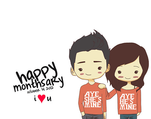 happy monthsary on Tumblr