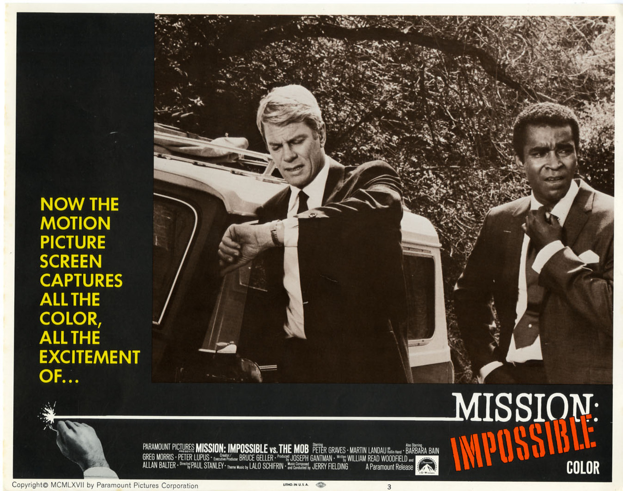Mission: Impossible vs. the Mob, US lobby card #3. 1967