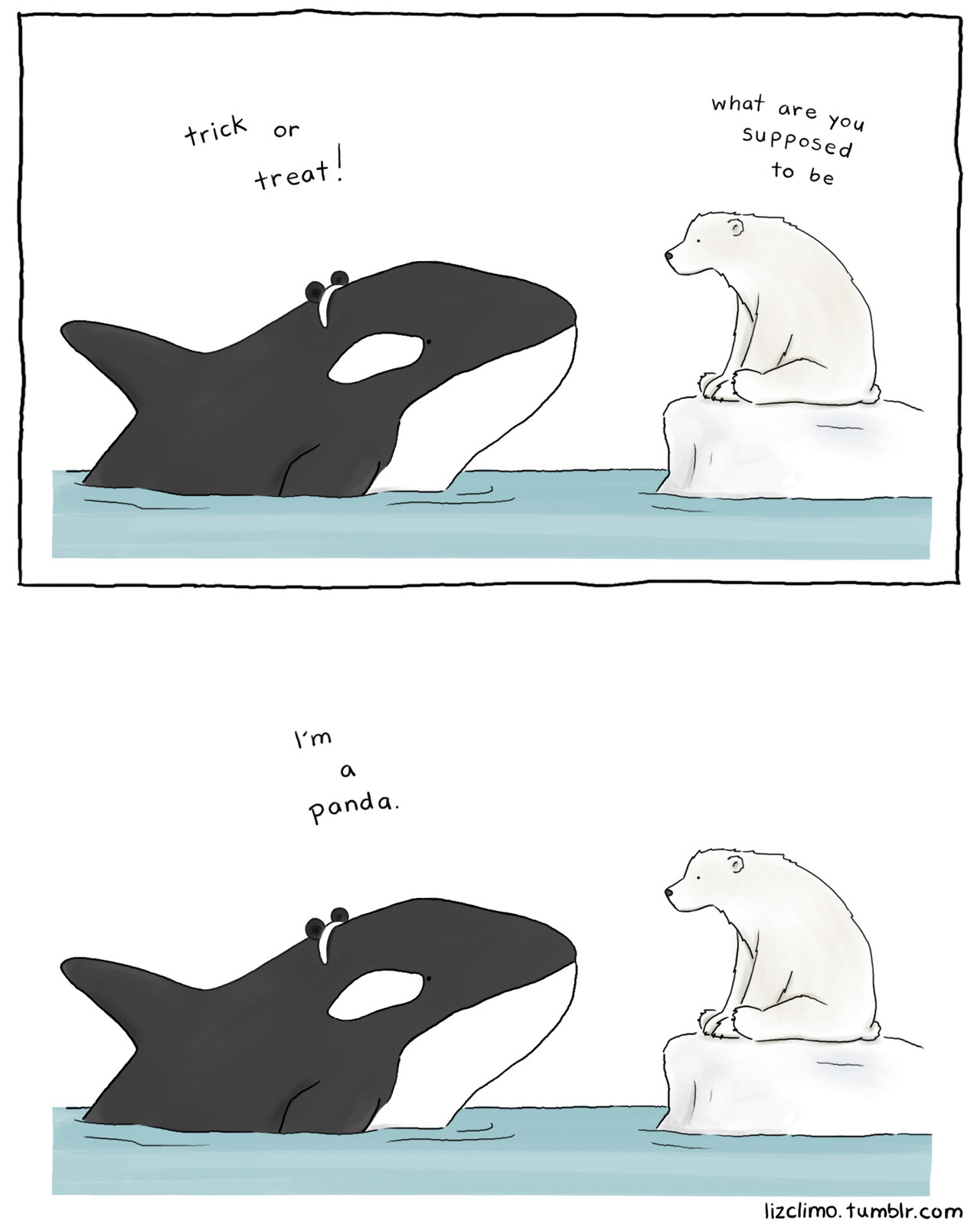 panda whale 
exclusive comic for the fluffington post
