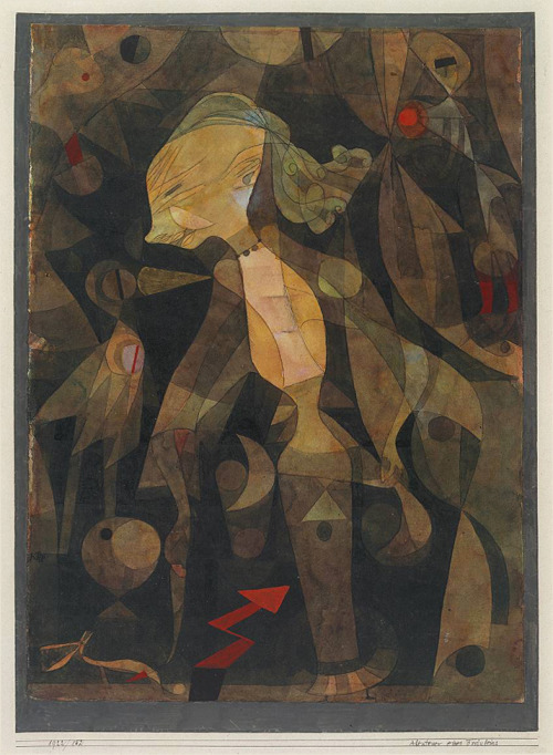 &#8220;A Young Lady&#8217;s Adventure&#8221;, 1922
 By: PAUL KLEE&#8230;.