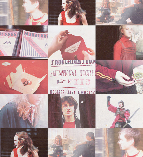 
Harry Potter → red.
