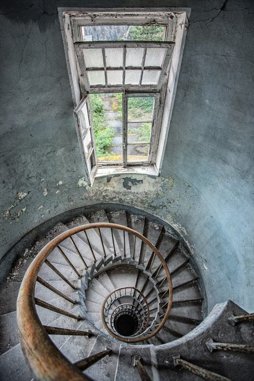 Abandoned Spiral Staircase
