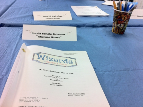
We&#8217;re back! &#8220;Wizards&#8221; table-read this morning. So excited!!! &#8212; Maria Canals-Barrera 
