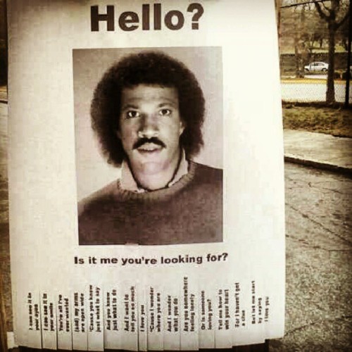 Funny Lionel Richie Poster
