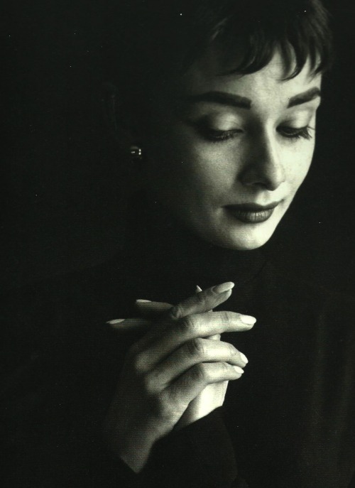 Audrey Hepburn photographed by Cecil Beaton, 1954.