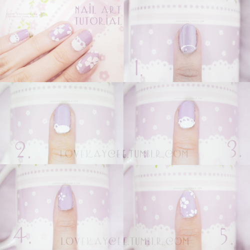 Made a nail art tutorial for you guys! Try it out! ;)