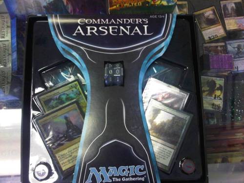 Commander’s Arsenal is hitting the shelves today !
Anxious Magic: the Gathering gamers are looking for stores that are not yet sold out.  We’re at 3rd Universe Comics (Riverside Ave, Croton-on-Hudson, New York) to check out this essential sealed set for Commander / EDH players.  They may have been hit hard by Hurricane Sandy, but the store is open for biz.  Check them out !