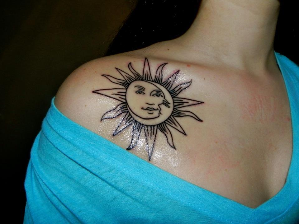 mmm this placement (With images) Sun tattoos, Astronomy