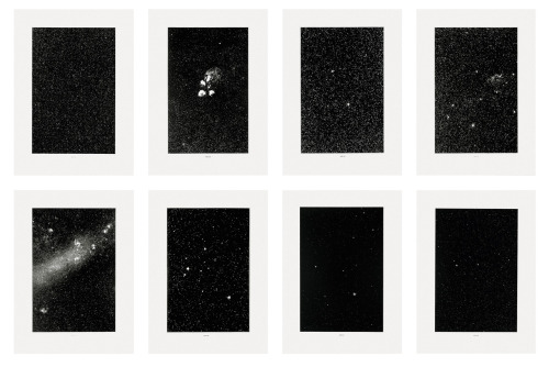 Thomas Ruff | Sterne (Stars), 1990 | Portfolio of eight grano-lithographs on Ikonorex 300g card stock, varnished | 35 x 25.5 inches (89 x 65&#160;cm) each | Edition of 40, each print signed and numbered on verso