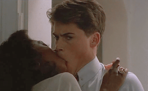 ... #80s movies #my gifs #kissing #This is so funny to me omg why
