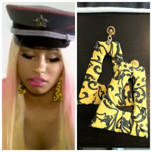 (via .@crownthequeens | Spotted! @nickiminaj rockin our Canary Knockers on her My Truth E Special! )