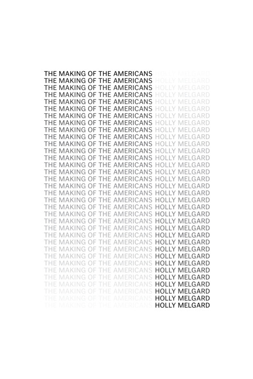 HOLLY MELGARD
THE MAKING OF THE AMERICANS
TROLL THREAD 2012
PURCHASE | DOWNLOAD