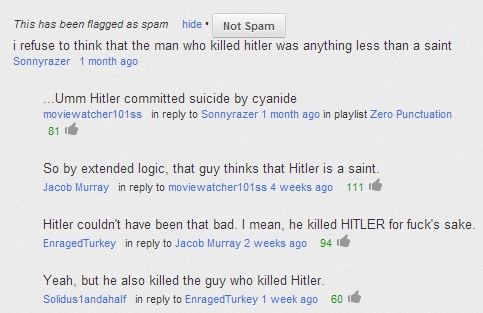 lord-kitschener:

Meanwhile, in the Youtube comments section
