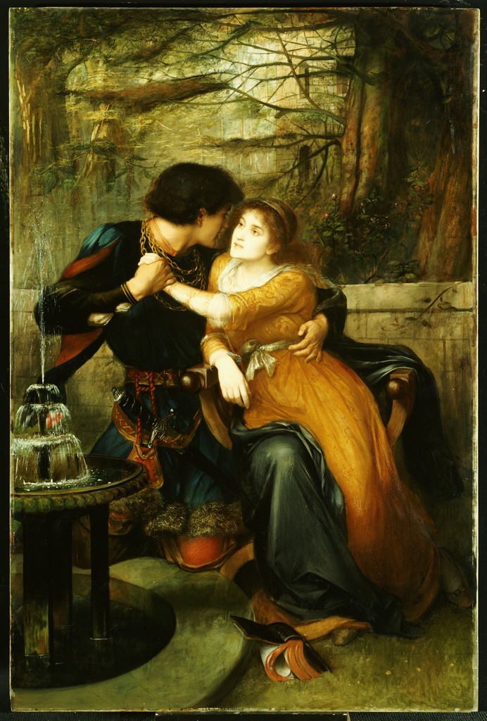 Paolo and Francesca (1888)  -Charles Edward Hallé (1846-1914)