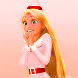 Rapunzel as Jovie from Elf