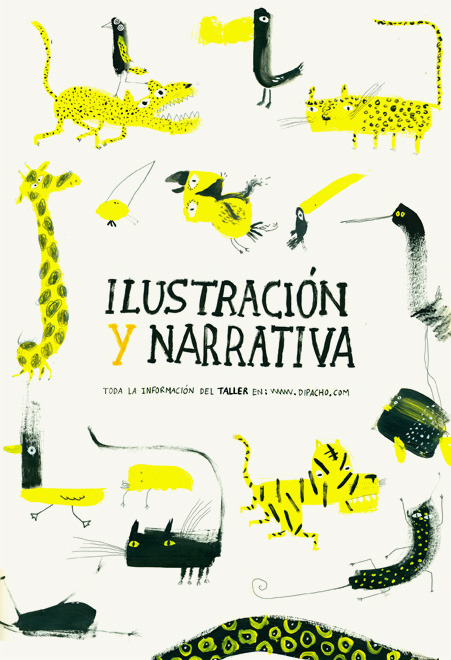 Afiche para taller de ilustración y narrativa, 2012
